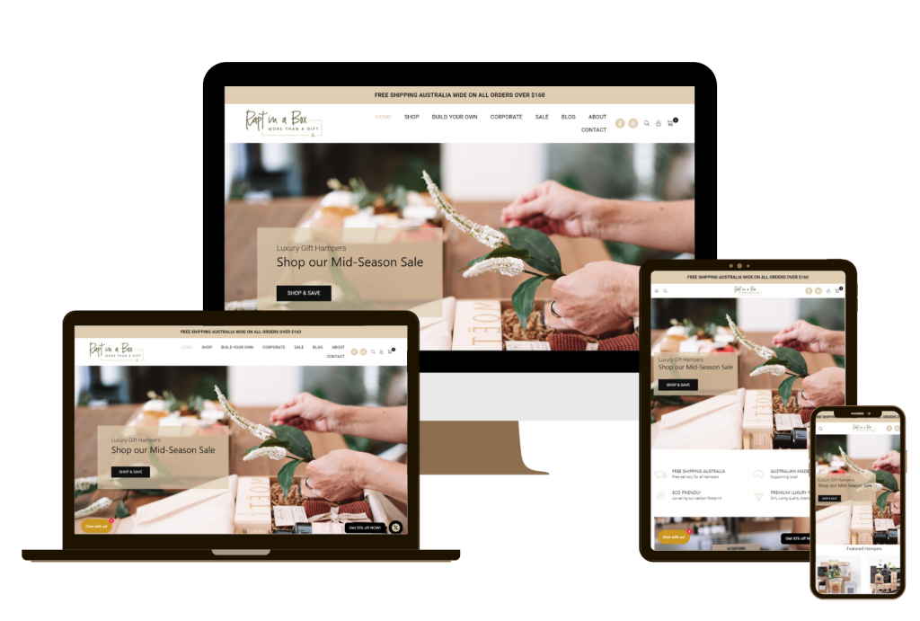 noosa web design for ecommerce brand