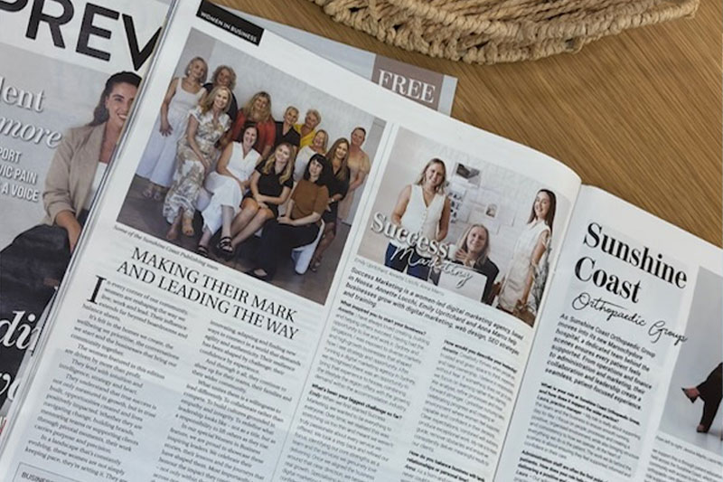 Success Marketing team featured in The Preview about women led teams